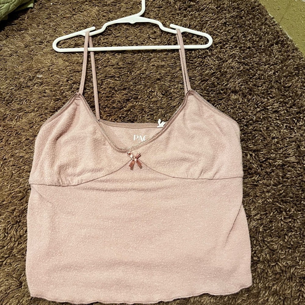 PAC light purple tank top